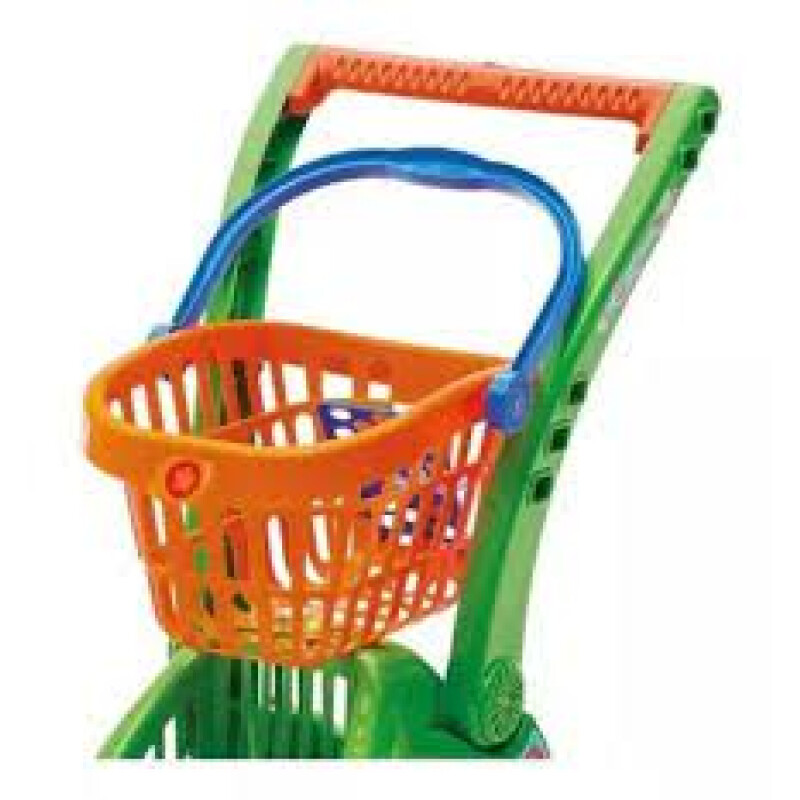 Carrito De Super Infantil R210 Naranja Azul Y Verde Carrito De Super Infantil R210 Naranja Azul Y Verde