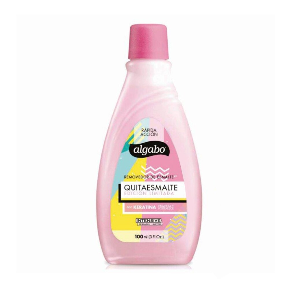 ALGABO QUITAESMALTE C/KERATINA FR. X 100 única