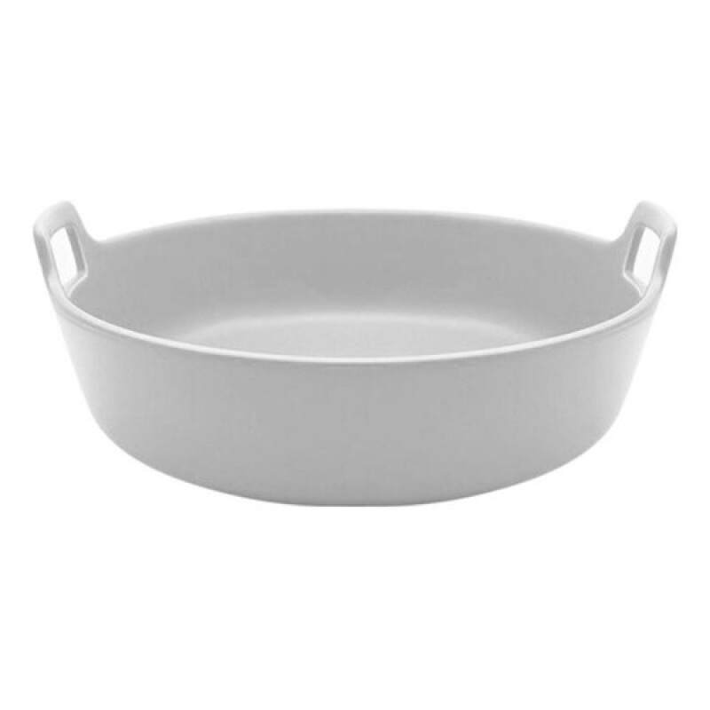 Ensaladera Selecta en cerámica con asas 30x29x9cm Blanco