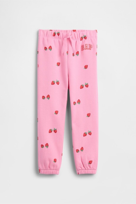 Pantalón Deportivo Logo Gap Toddler Niña Parisian Pink