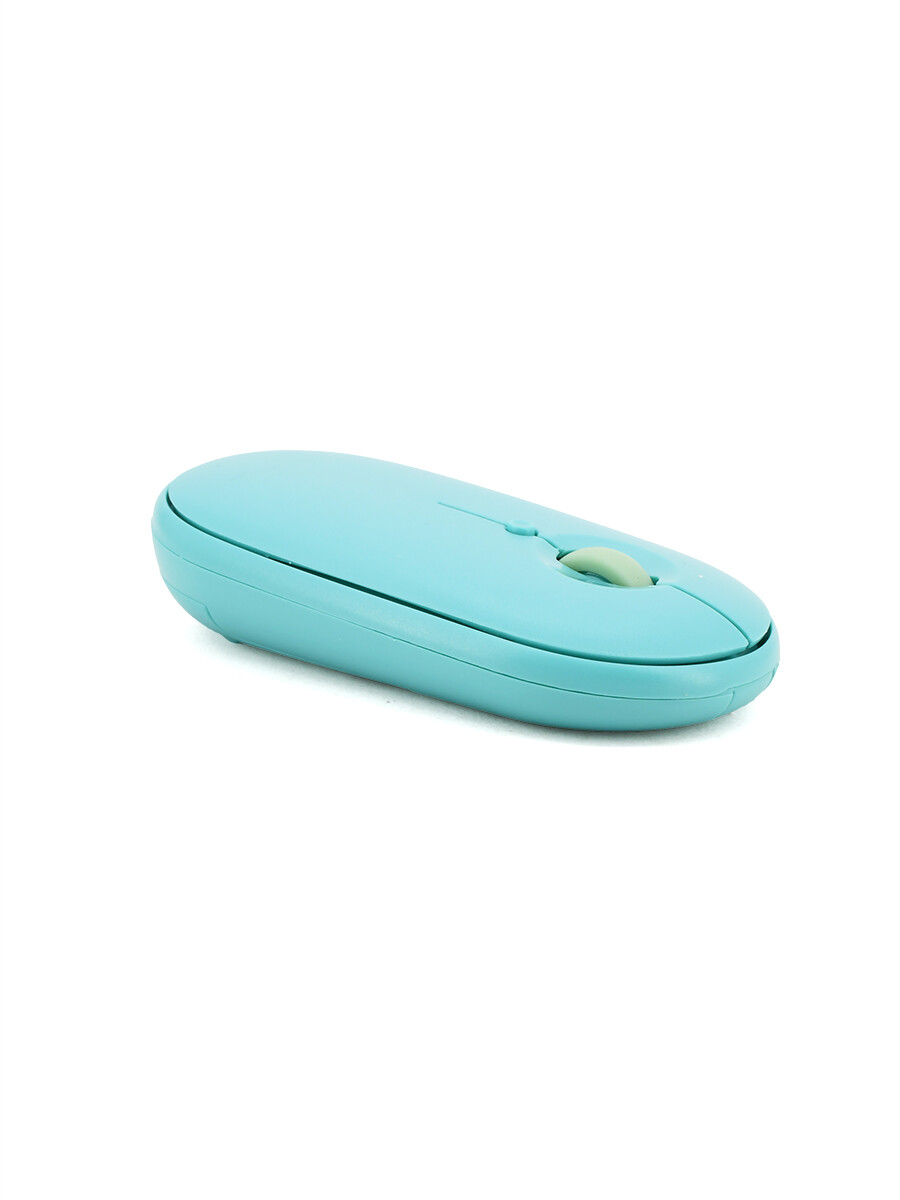 MOUSE INALAMBRICO USB AQUA - VERDE AQUA 