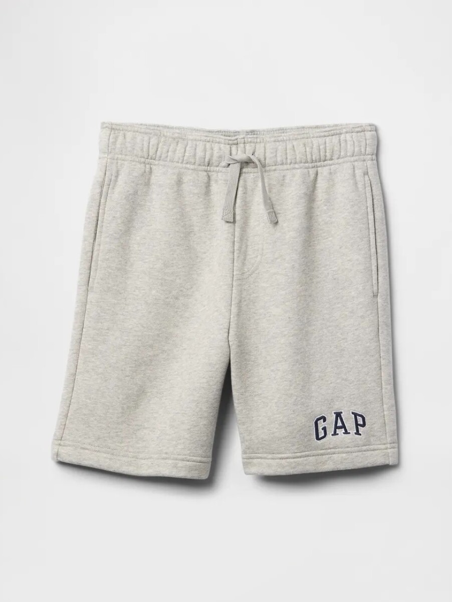 Short Deportivo Logo Gap Niño - Light Heather Grey 