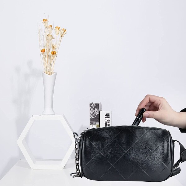 Mini Botella Atomizadora Perfume Portátil Recargable Variante Color Negro