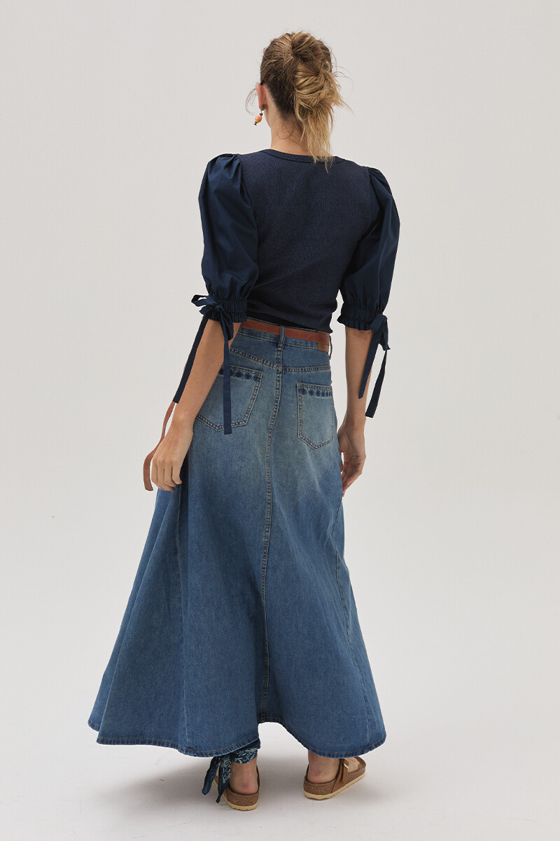 Falda Naja Azul