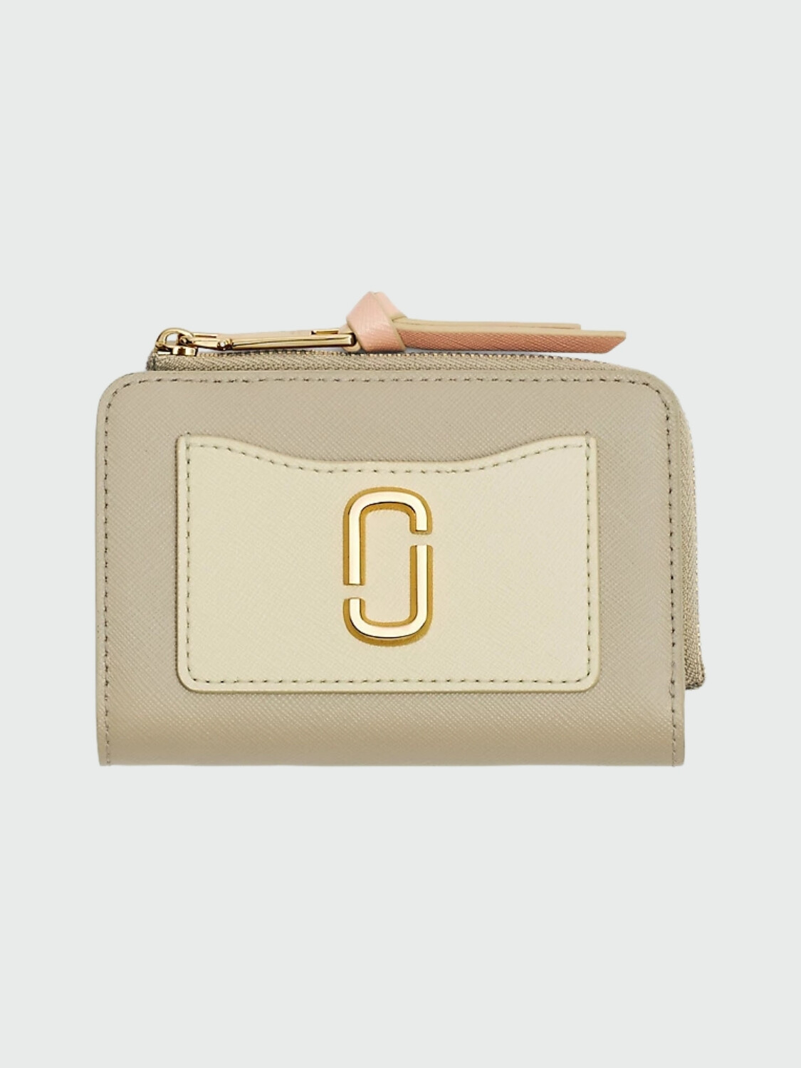 MARC JACOBS - THE UTILITY SNAPSHOT SLIM BIFOLD WALLET Beige