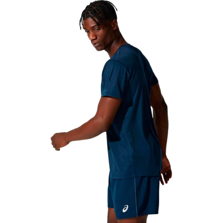 REMERA ASICS SILVER Navy