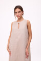 VESTIDO POLK LONG Beige