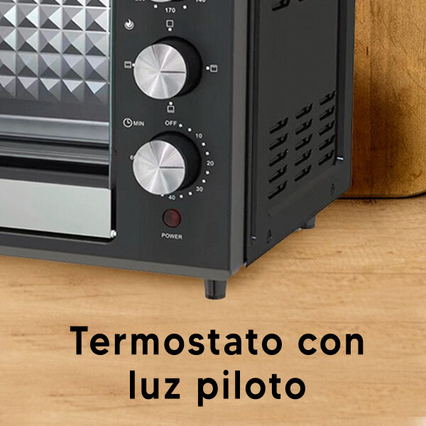 Horno Eléctrico Allied Al-eo25 25l HORNO ELECTRICO ALLIED AL-EO25 25LTS