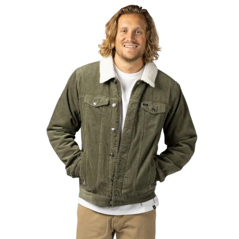 Campera Rip Curl State Cord - Verde Campera Rip Curl State Cord - Verde