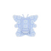 Ventosa adhesiva con soporte diseño mariposa color celeste Ventosa Adhesiva Con Soporte Diseño Mariposa Color Celeste