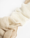 Pashminas Con lurex Pashmina Plisada Con Efecto Degrade Dorado Y Lurex - Combinacion Bicolor