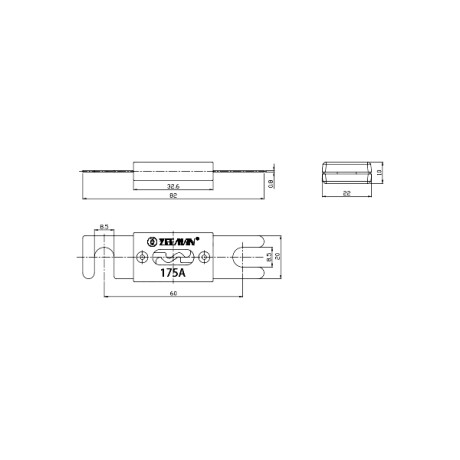 FUSIBLE - ANL PLASTICO REFORZADO 100 AMP ESPECIAL - FUSIBLE - ANL PLASTICO REFORZADO 100 AMP ESPECIAL -