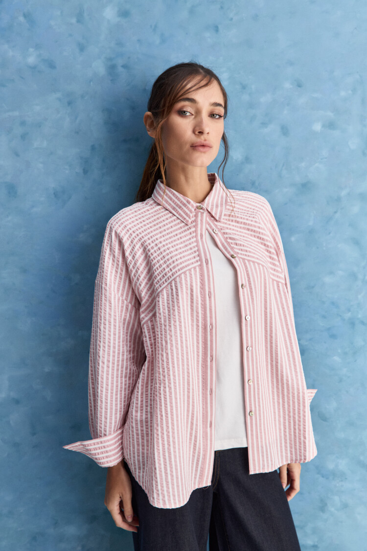 CAMISA VELERISTA Rosa Viejo