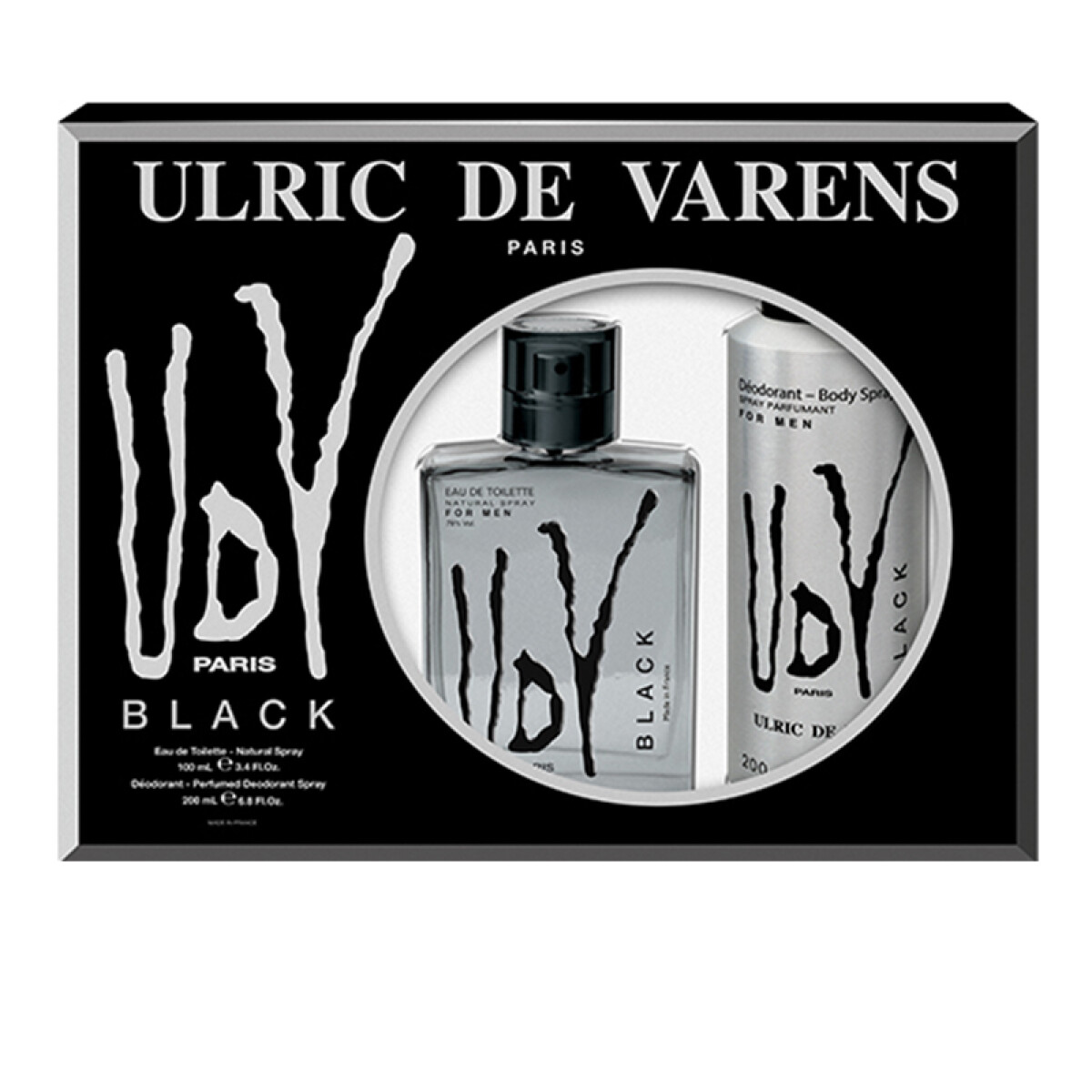 Ulric De Varens UDV Black Coffret EDT 100 ml+Deo 200 ml 
