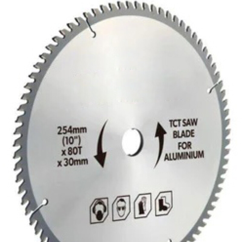 TOLSEN HOJA SIERRA CIRCULAR ALUMINIO 254mmx80dtsB30 Tolsen Hoja Sierra Circular Aluminio 254mmx80dtsb30