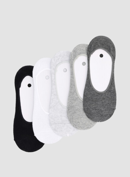 Pack de 5 medias invisibles lisas Variante 3