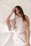 Top Fringes Blanco
