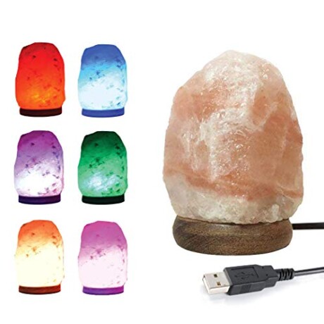 Lámpara de Sal Luz de Colores 001