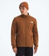 Campera Polar Cedar Trail Grid hombre Burnt Umber