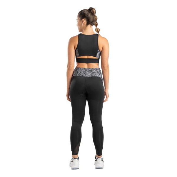Calza Reebok Running Aop Negro