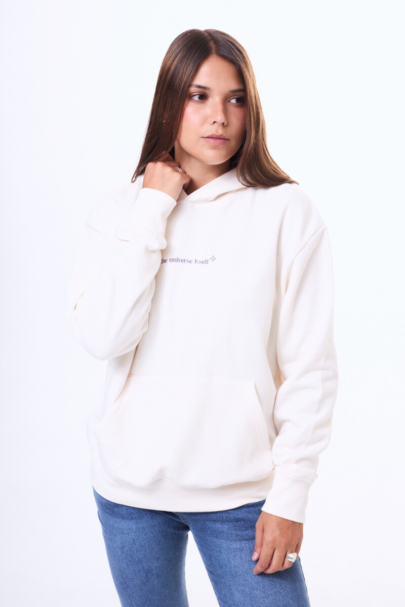 Buzo de felpa Angra - Crudo 