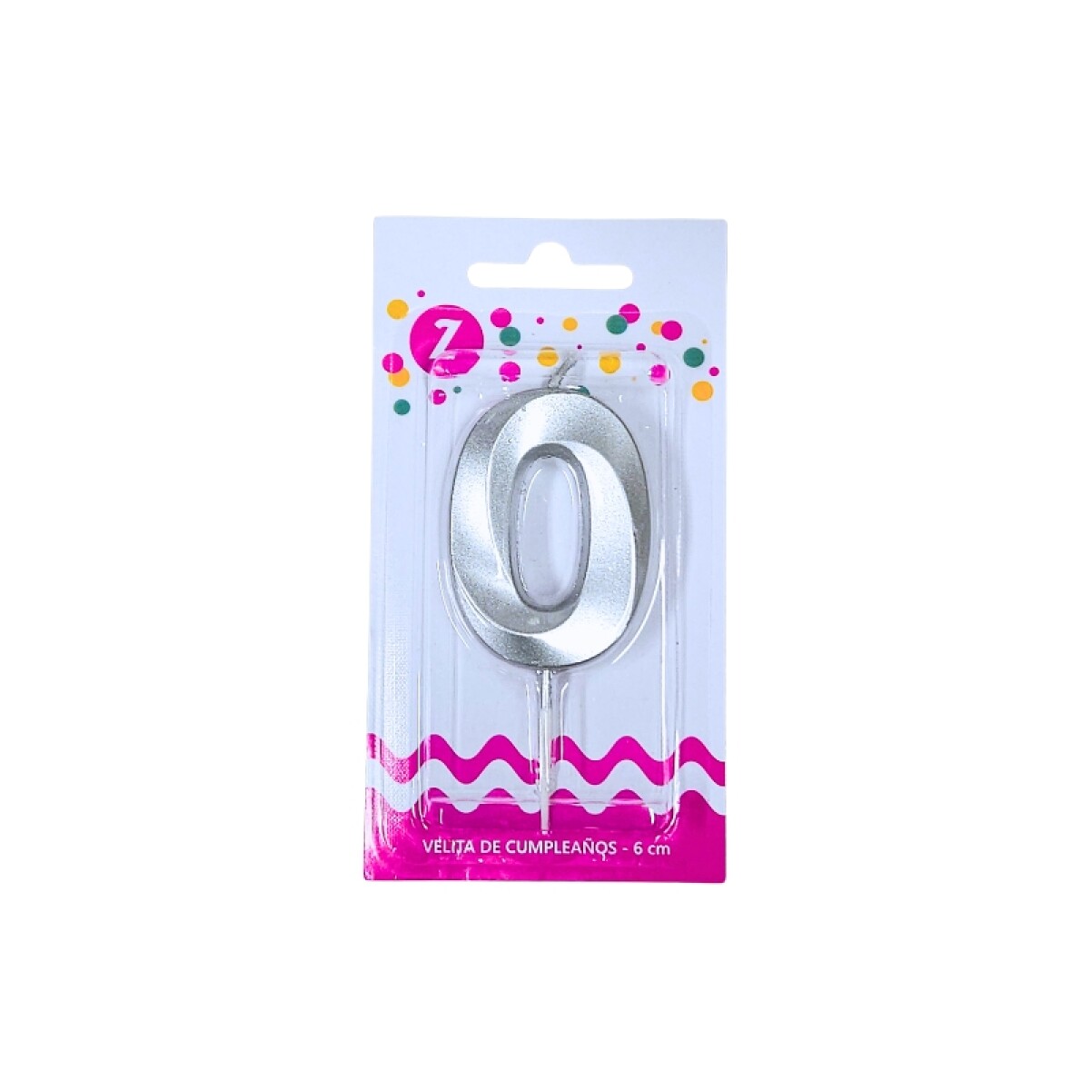 Vela 3D Plata N°0 