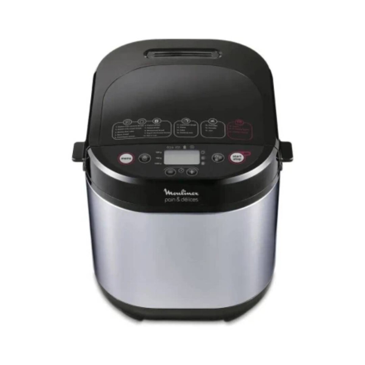 Panificadora Moulinex Pain & Délices Capacidad De 1 Kg 20 Programas Automáticos Prepara Yogur Panes Y Mermeladas - 20 Programas Automáticos Prepara Yogur Panes Y Mermeladas 