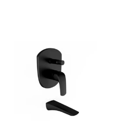 Grifería de ducha Monocomando de embutir Epuyen Negro Mate Grifería De Ducha Monocomando De Embutir Epuyen Negro Mate