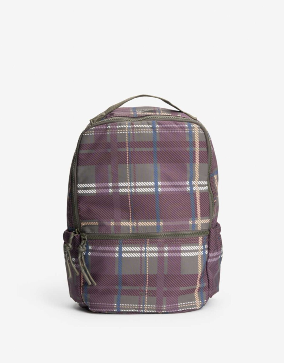 Mochilas Urbanas Nylon - Estampado geometrico 