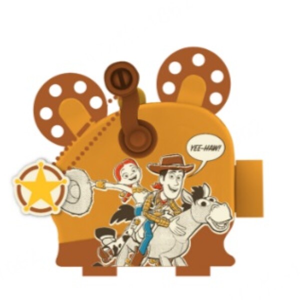 Llavero proyector Toy Story marrón