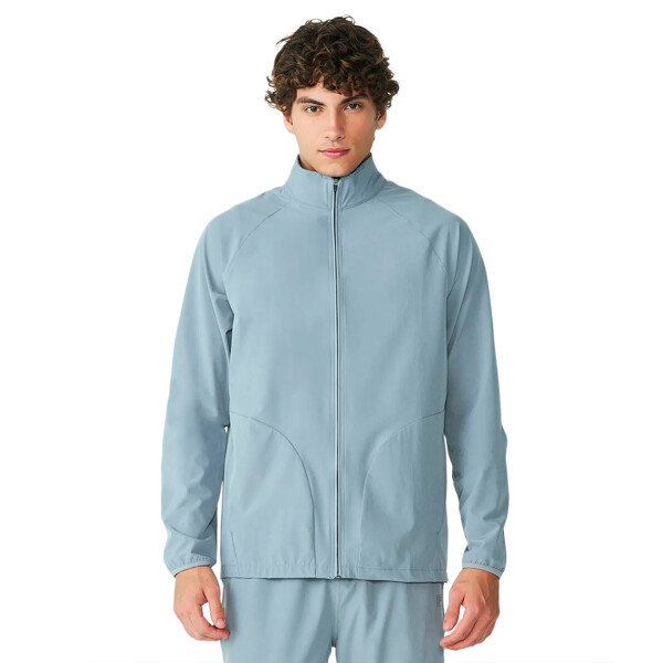 FILA Campera Essential Floating para Hombre - Gris Gris