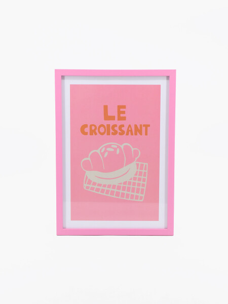 CUADRO LE CROISSANT ROSADO