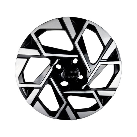 TAZA DE RUEDA RODADO 15 NEGRA / PLATEADA Taza De Rueda Rodado 15 Negra / Plateada