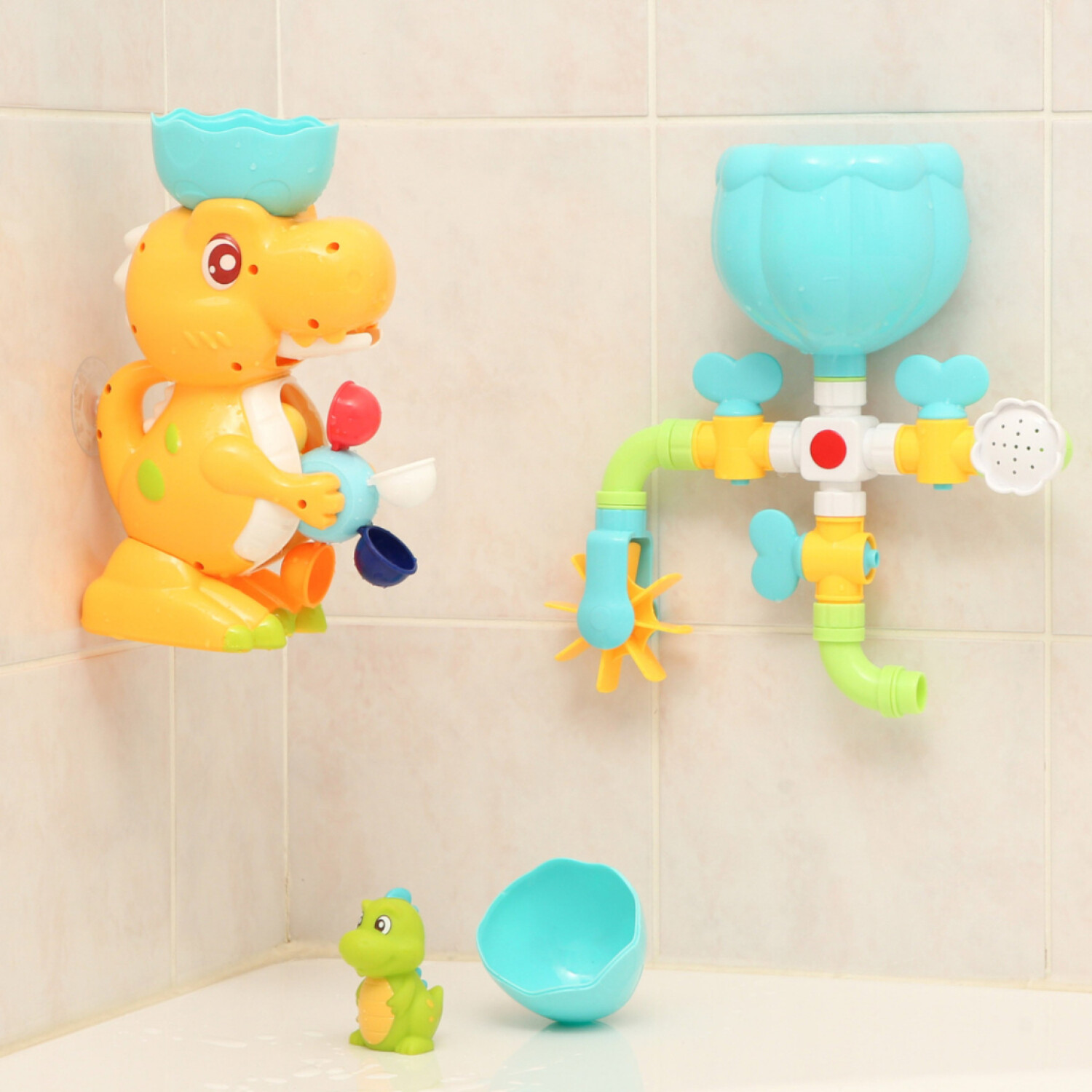 Bañera con 7 accesorios  Nuevo - Lúdiko - juguetes didácticos