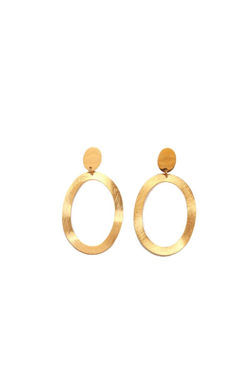 Caravanas Demi - Dorado 