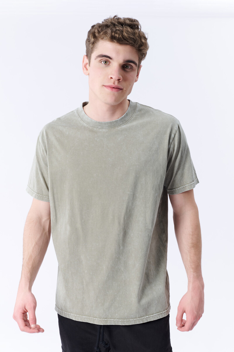Remera Lavada - Gris 