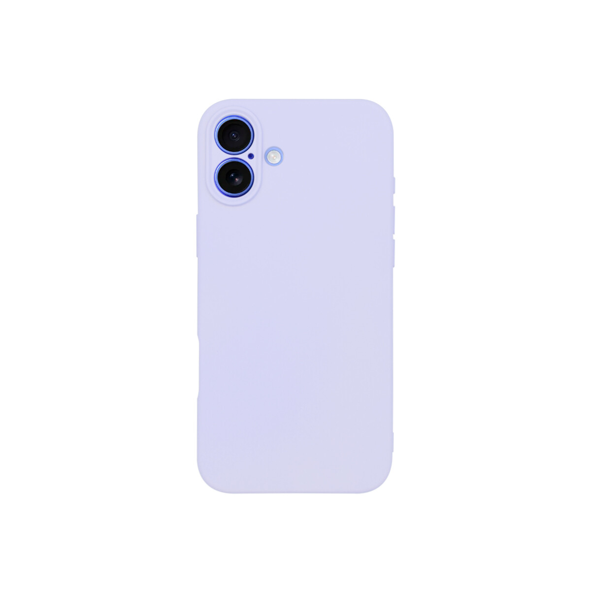 Protector iPhone 16 engomado color lila 