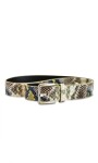 CINTO FRIDA REPTIL JEAN, PISTACHO Y TOPO 100 CMS.