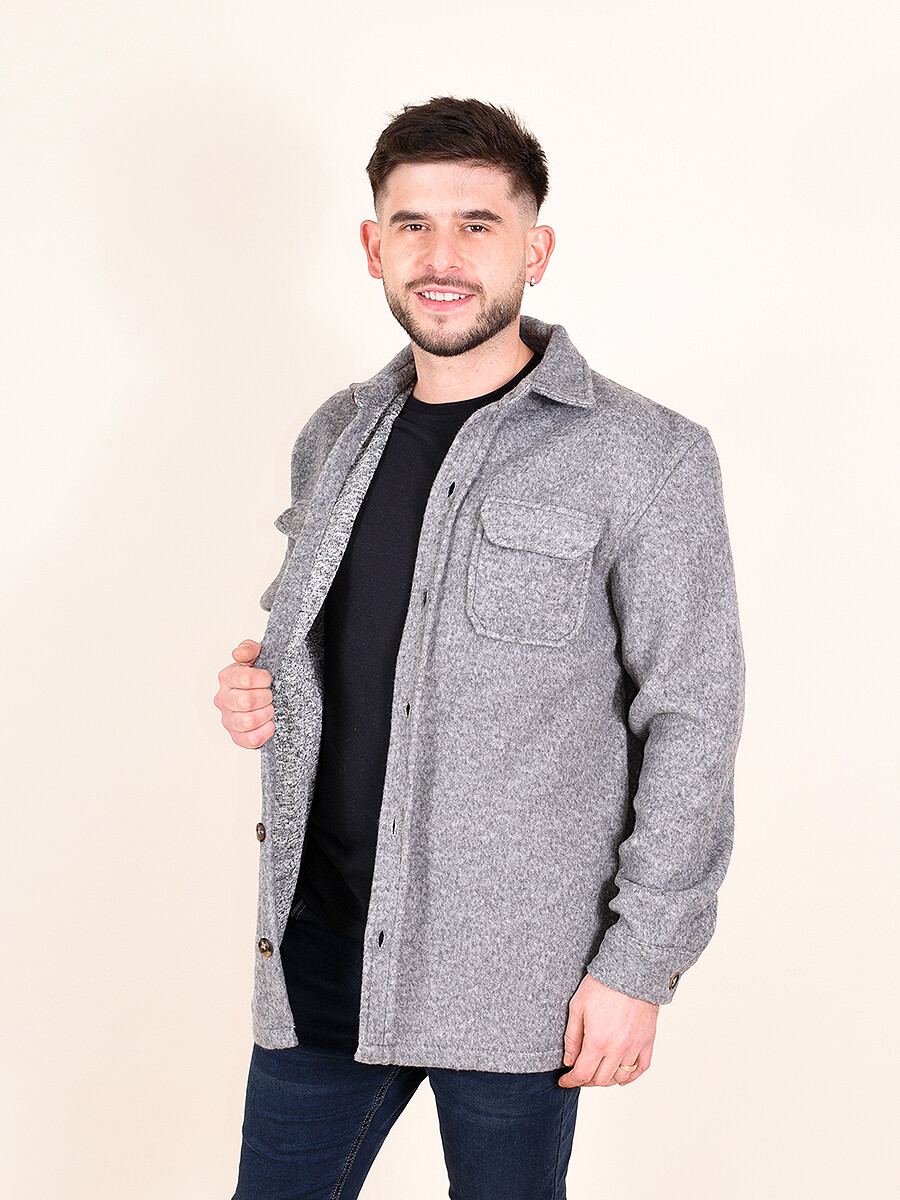 SOBRECAMISA BRUNO - GRIS 