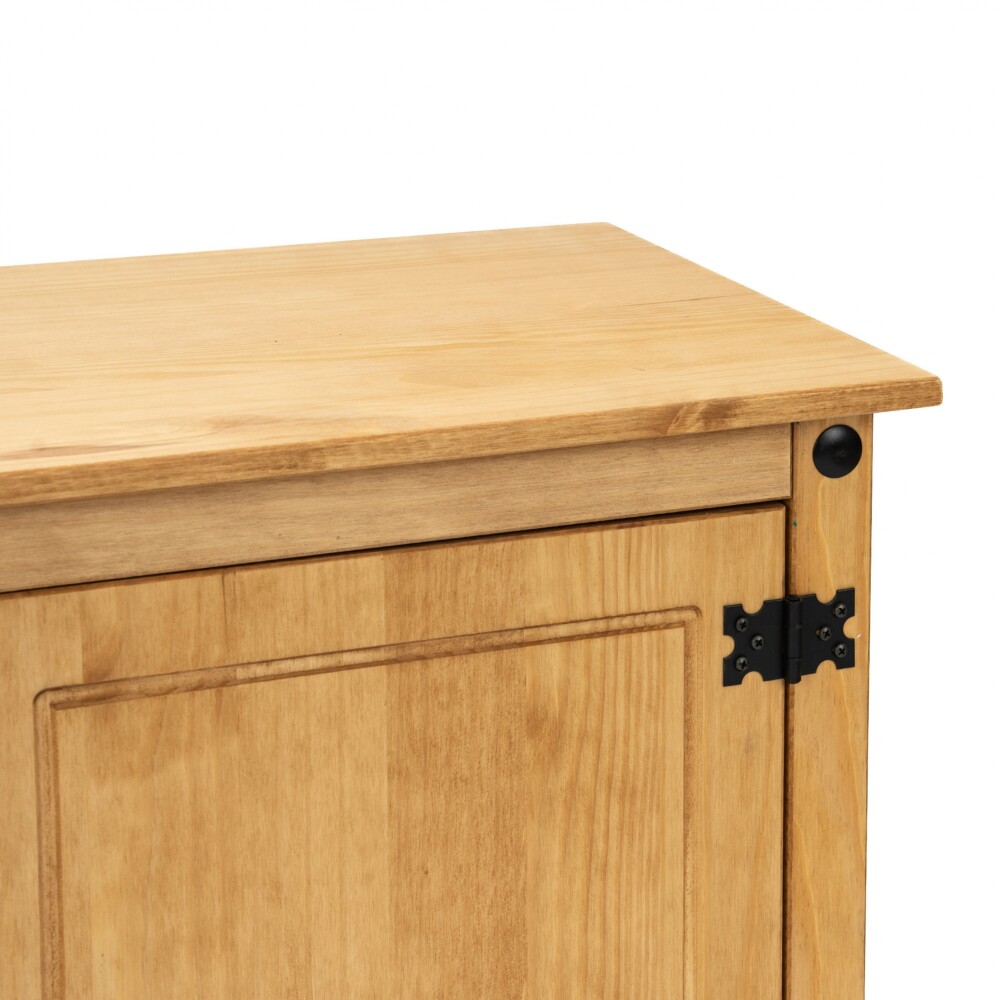 Rack 2 puertas 1 Estante - 160cm - Linea Mexicana Natural