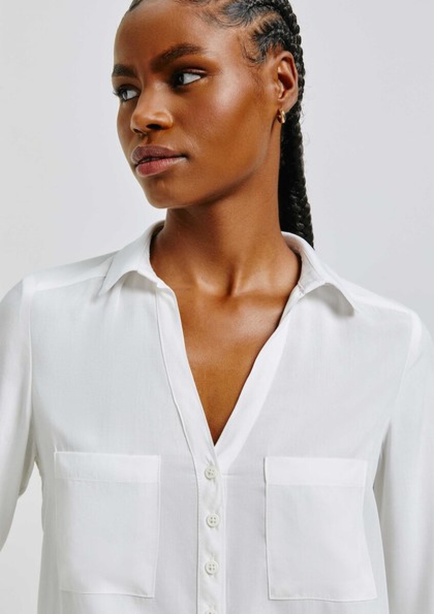 CAMISA ML FEM - OFF WHITE 