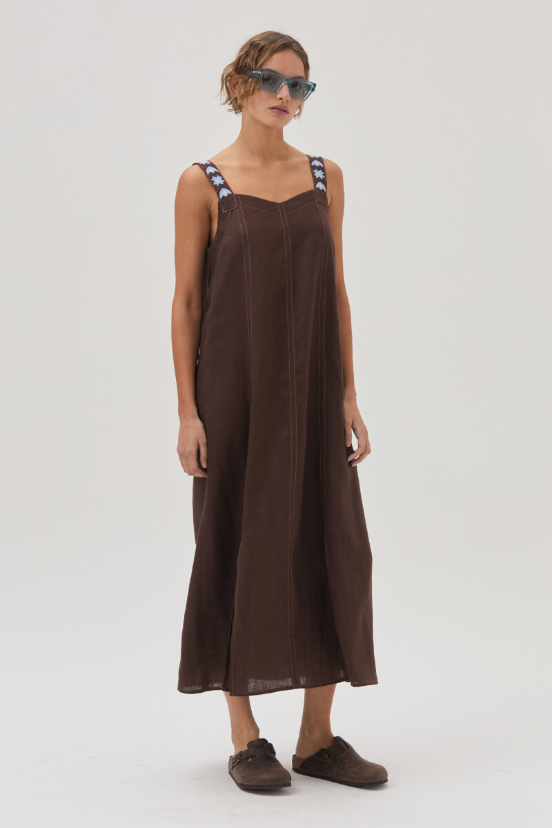 Vestido Vespa Chocolate