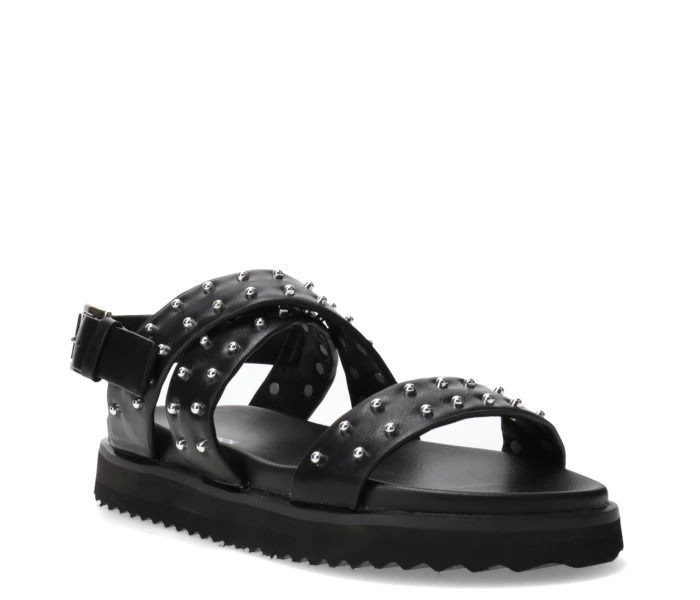 Sandalia PELLY con tachas Black