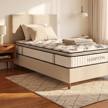 Sommier Smartbox HAMPTONS 1 plaza 90x190 Bronze BEIGE