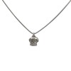 Dije Corona-Plata 925 Inflada-Sin Piedra-CP3318 sinpiedra