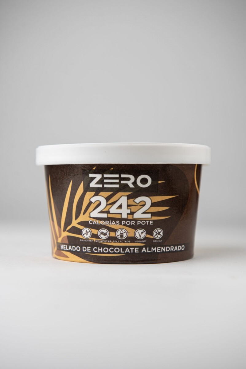 Helado Zero choco almendras 250 ml 