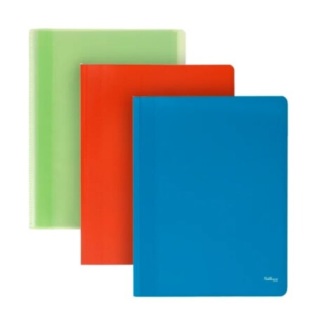 Carpeta A4 Plus Office 10 fundas Rojo