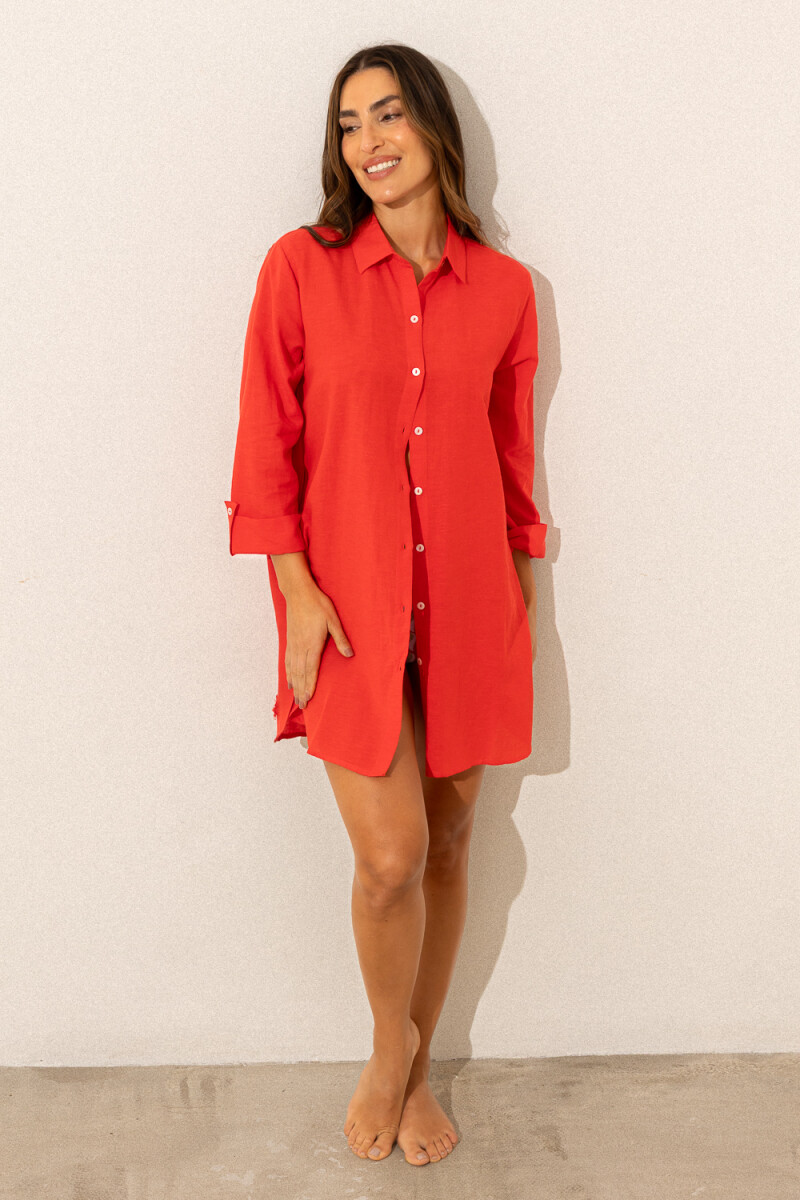 CAMISOLA LIGHT TROPIC - ROJO 