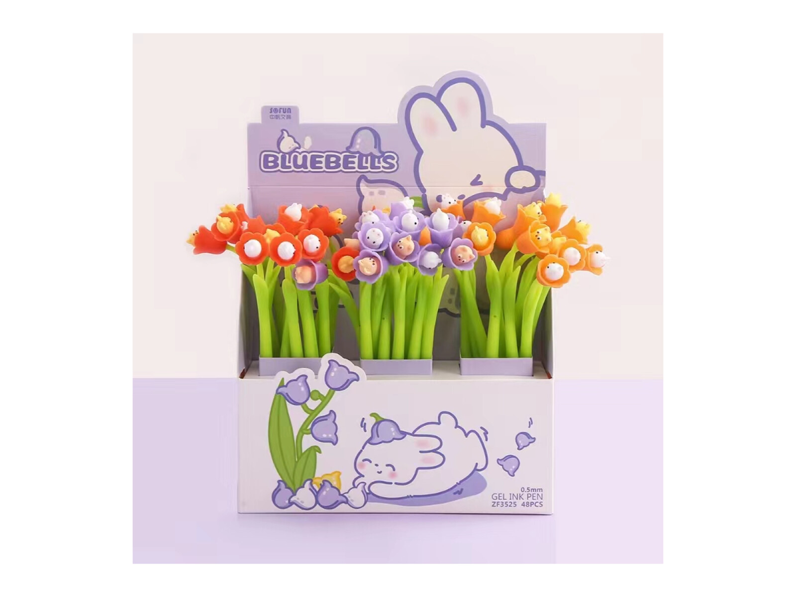 BOLÍGRAFO DE GEL DE SILICONA SUAVE CAMPANILLA Y ANIMAL 
