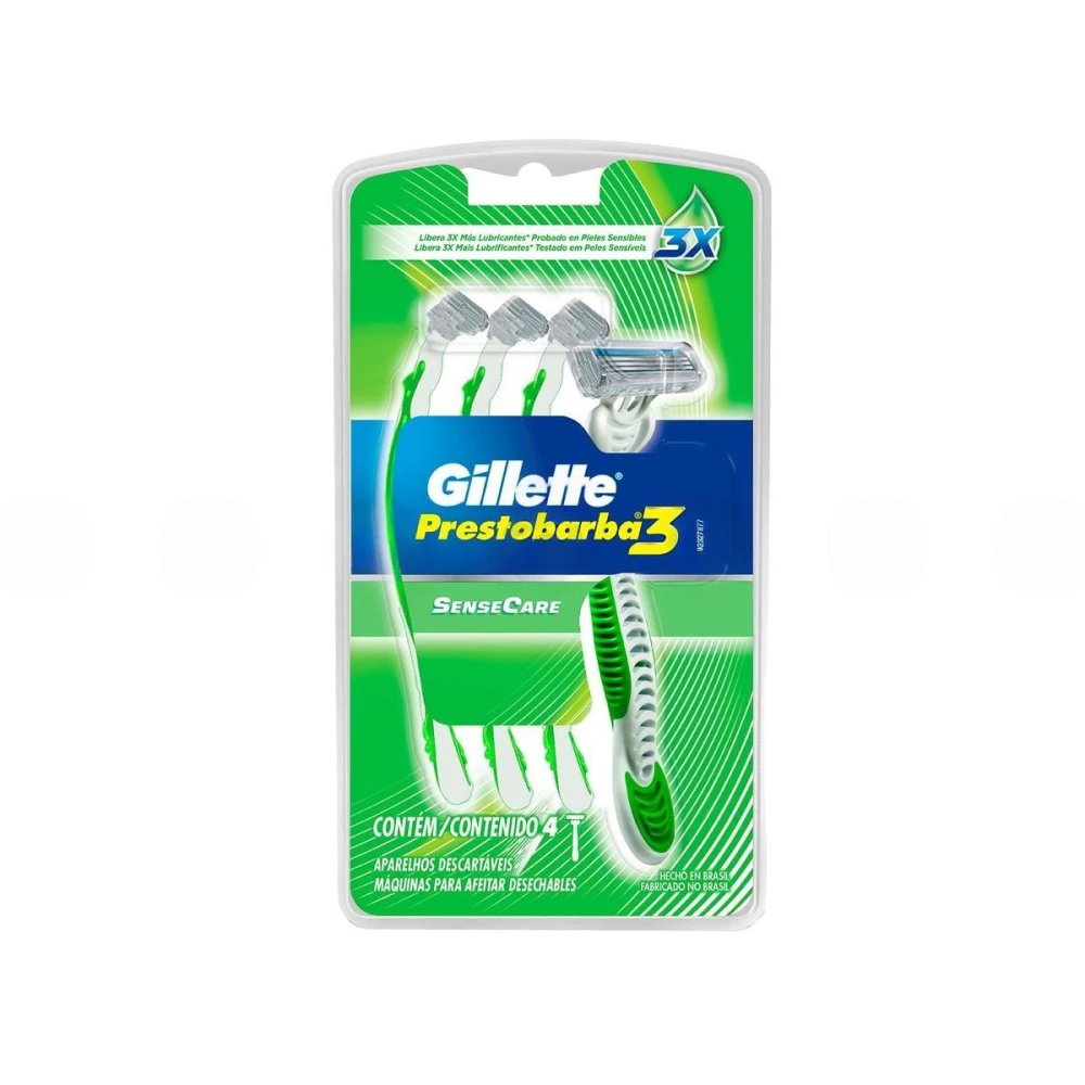 GILLETTE PB3 SENSIBLE CARE MAQUINA PACK